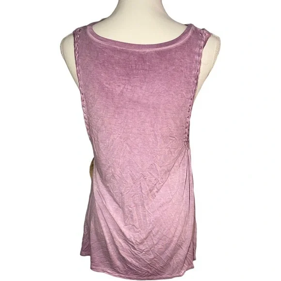 NWT‎ AE Soft & Sexy Rope Braided Trim Muscle Tank Purple - Picture 3 of 10